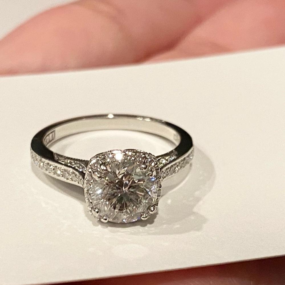 Tacori Platinum Diamond Ring